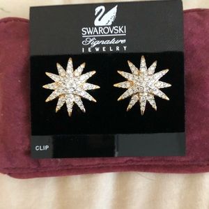 Clip on Swarovski earrings